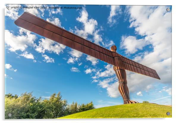 Angel of the North, front view, Gateshead Acrylic by Douglas Kerr