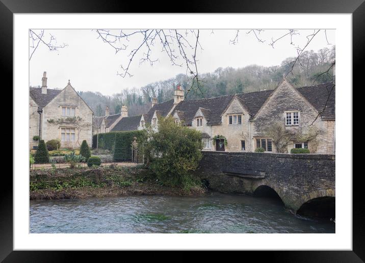 Castle Combe  Framed Mounted Print by Graham Custance