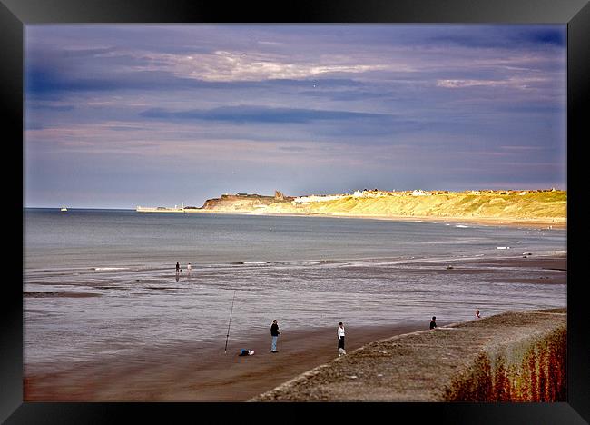 Sandsend to Whitby Framed Print by Trevor Kersley RIP