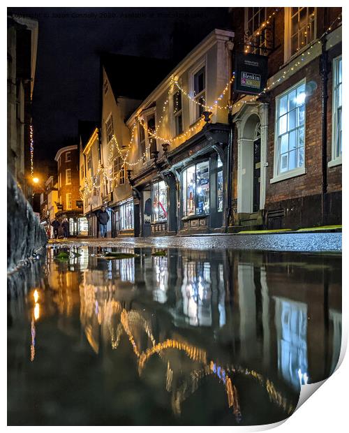 York Reflections. Print by Jason Connolly