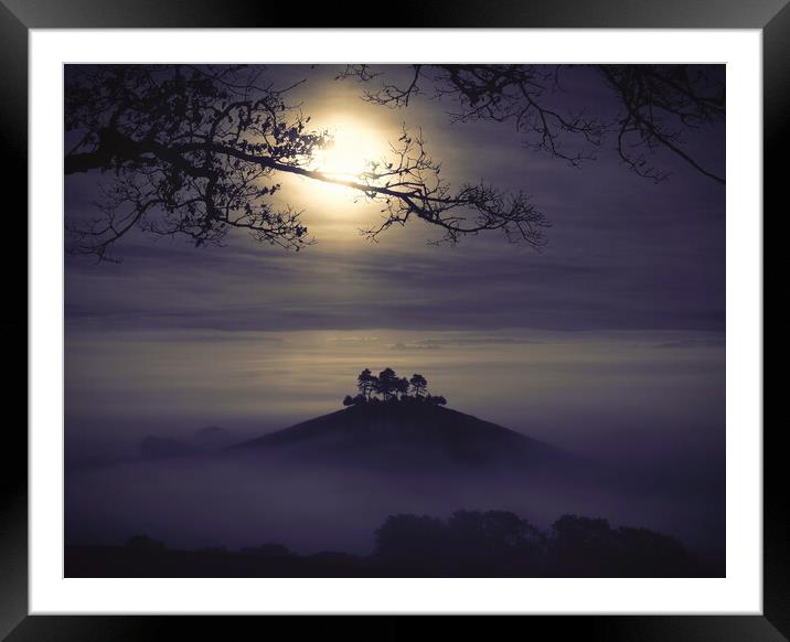 Moonlit Mists Framed Mounted Print by David Neighbour