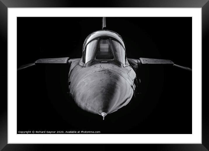The Mighty Fin Framed Mounted Print by Richard Gaynor