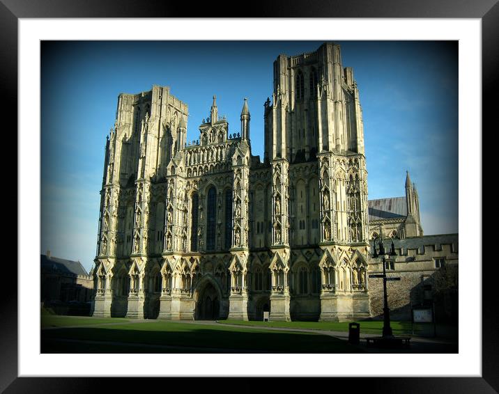 Majestic Wells Cathedral Framed Mounted Print by Heather Goodwin