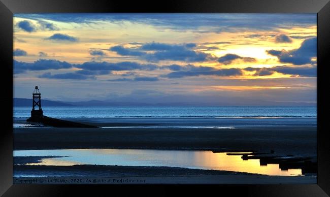 Reflections Framed Print by sue davies