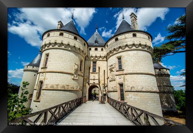 Chateau de Chaumont Framed Print by SEAN RAMSELL