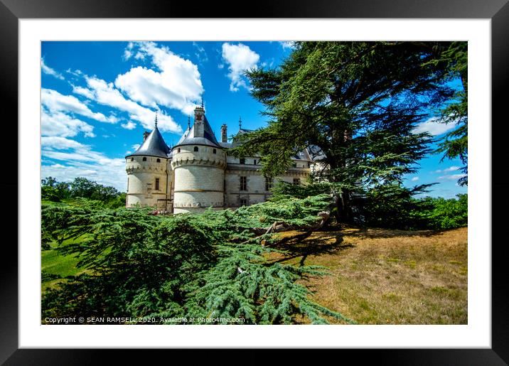 Chateau de Chaumont  Framed Mounted Print by SEAN RAMSELL