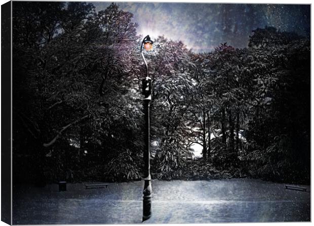 LONELY LAMPOST   Canvas Print by LG Wall Art