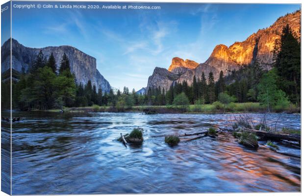 Yosemite Valley Canvas Print by Colin & Linda McKie