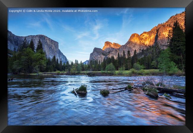 Yosemite Valley Framed Print by Colin & Linda McKie