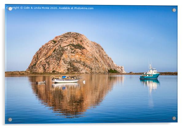 Morro Bay, Calfornia Acrylic by Colin & Linda McKie