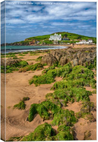 Bigbury on Sea Canvas Print by Derek Daniel