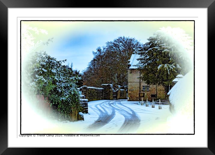 Winter - St Ives Estate Framed Mounted Print by Trevor Camp