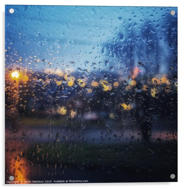 Rainy day Acrylic by Sarah Paddison