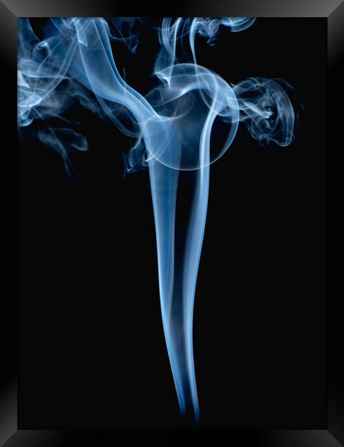 Smoke 6 Framed Print by David Martin