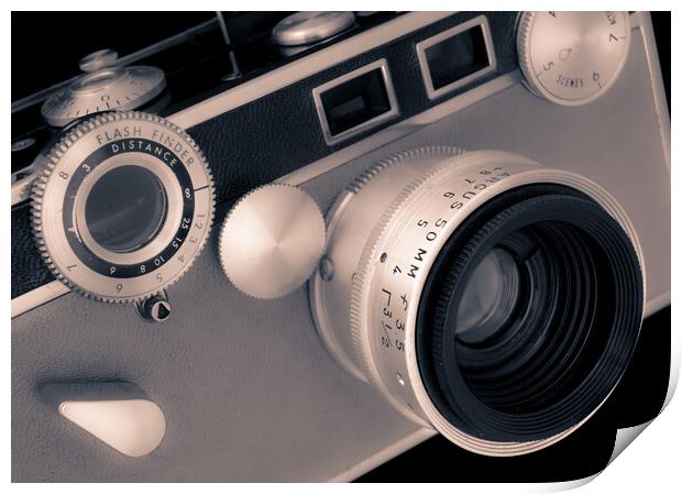 Argus C3 Matchmatic 35mm film camera Print by Jim Hughes