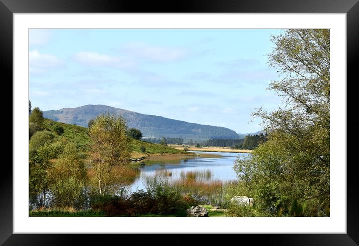 A VIEW FIT FOR A QUEEN Framed Mounted Print by Judith Lightfoot