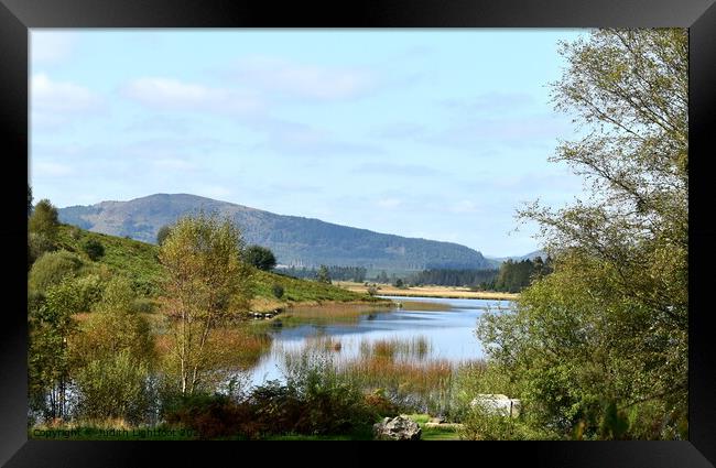 A VIEW FIT FOR A QUEEN Framed Print by Judith Lightfoot