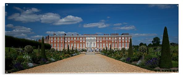Hampton Court Palace Acrylic by Richie Miles