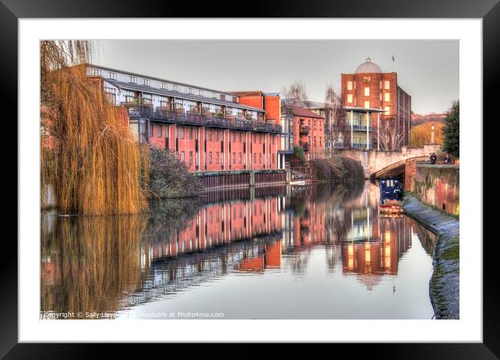 View to St James Mill, Norwich Framed Mounted Print by Sally Lloyd