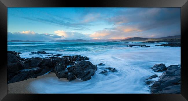 Outer Hebrides  beach Scotland Framed Print by Phil Durkin DPAGB BPE4