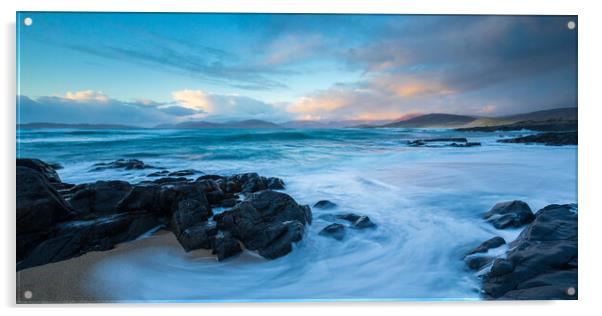 Outer Hebrides  beach Scotland Acrylic by Phil Durkin DPAGB BPE4