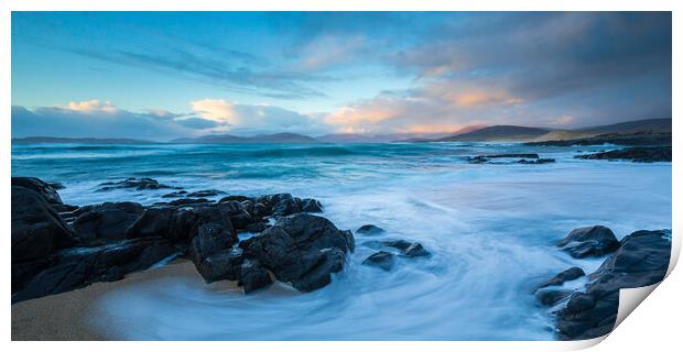 Outer Hebrides  beach Scotland Print by Phil Durkin DPAGB BPE4