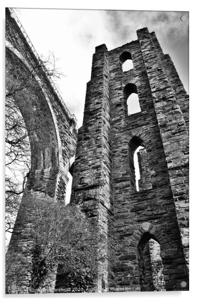 Isambard Kingdom Brunel - Railway Cathedral. Acrylic by Neil Mottershead