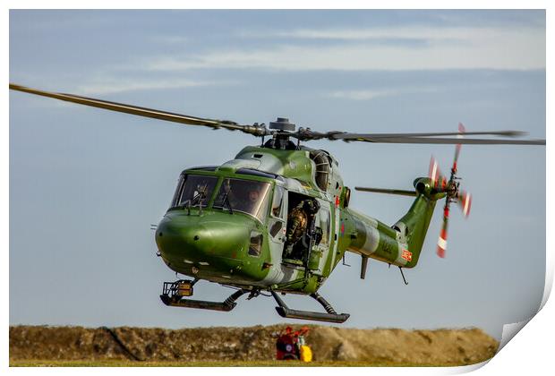 Army Air Corps Lynx Print by Oxon Images