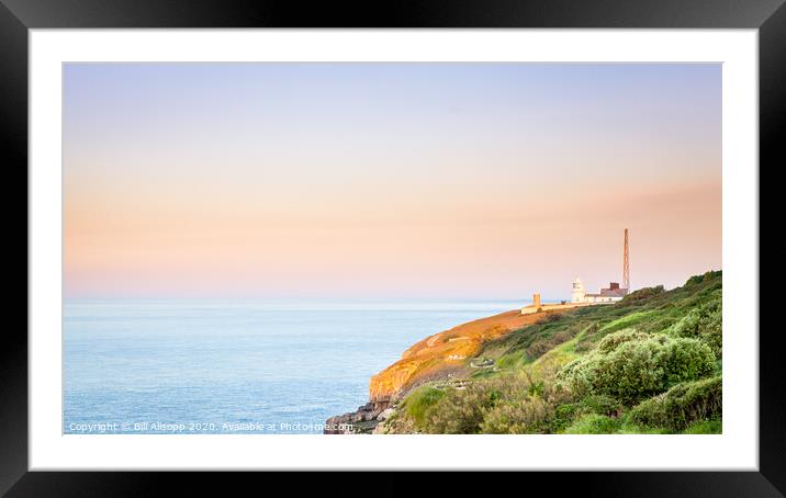 Anvil Point Lighthouse Framed Mounted Print by Bill Allsopp