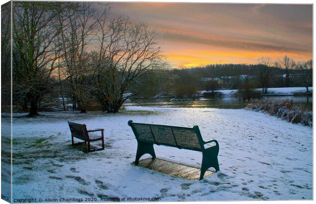 Dearne Valley Park Barnsley  Canvas Print by Alison Chambers
