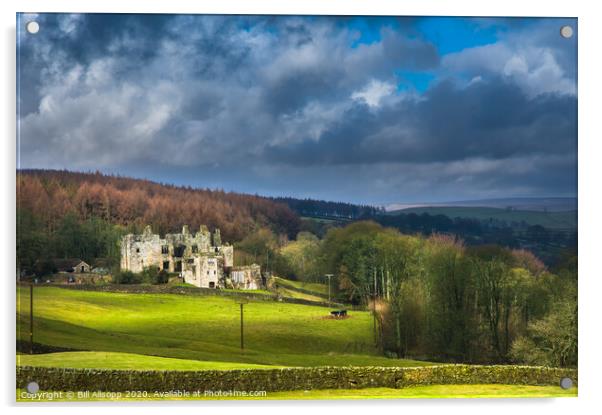 Barden Tower. Acrylic by Bill Allsopp