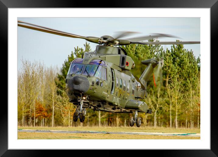 RAF Merlin Framed Mounted Print by Oxon Images