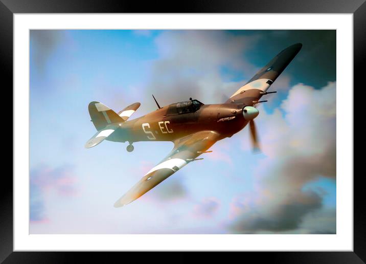 Hawker Hurricane Dream Framed Mounted Print by J Biggadike