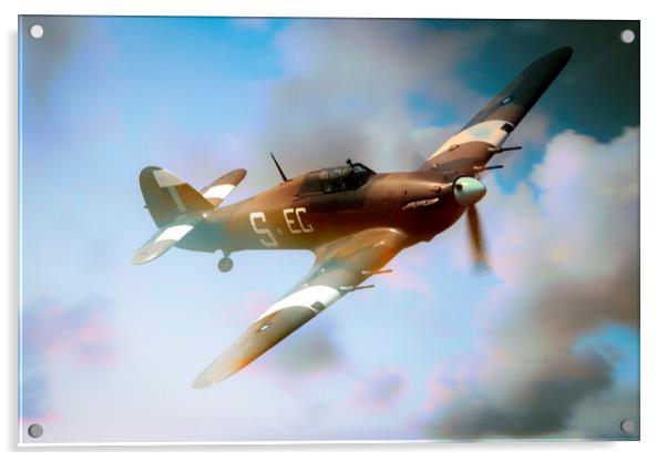 Hawker Hurricane Dream Acrylic by J Biggadike