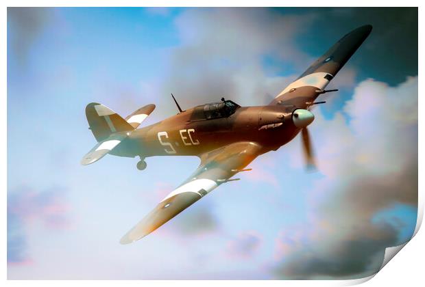 Hawker Hurricane Dream Print by J Biggadike