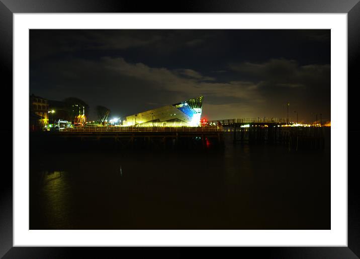 Nightime at the Deep Framed Mounted Print by Ian Pettman