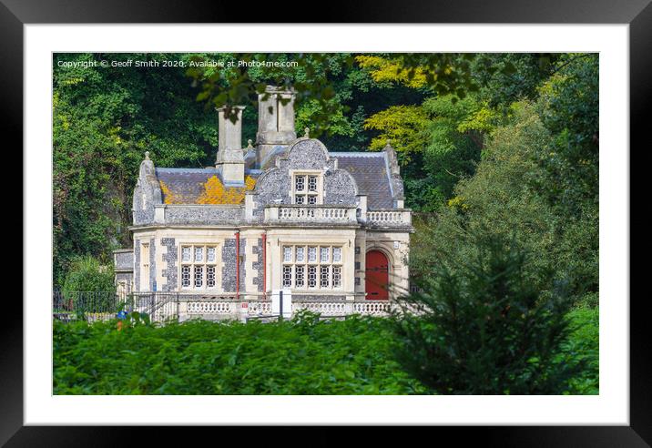 Swanbourne Lodge in Arundel Framed Mounted Print by Geoff Smith