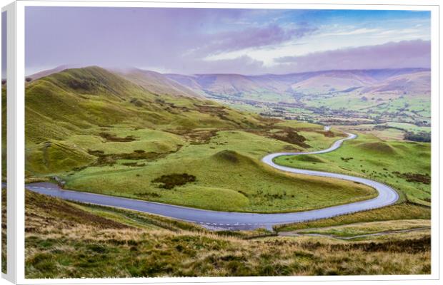 Road to Edale Canvas Print by Peter Taylor