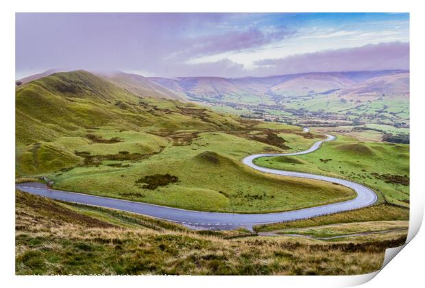 Road to Edale Print by Peter Taylor