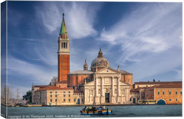 The San Marco Bell Tower Canvas Print by Viv Thompson