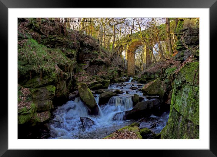 Fairies Chapel Healey Dell Framed Mounted Print by Avril Harris
