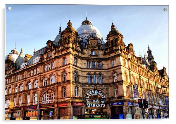 Kirkgate Market, Leeds Acrylic by Sandi-Cockayne ADPS