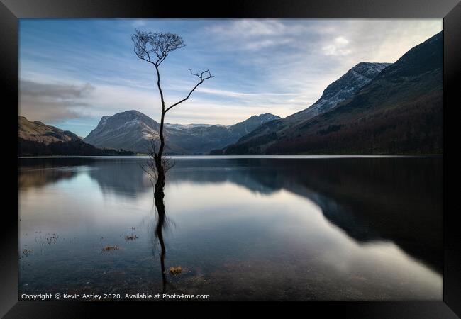 The lake district 'The Lonely One' Framed Print by KJArt 