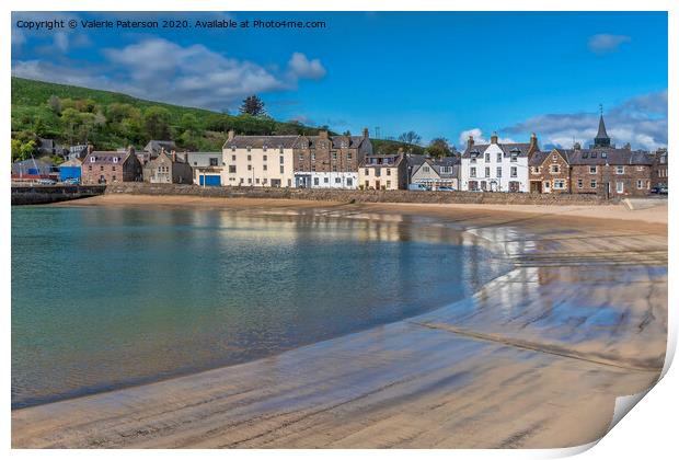 Stonehaven Beach Print by Valerie Paterson