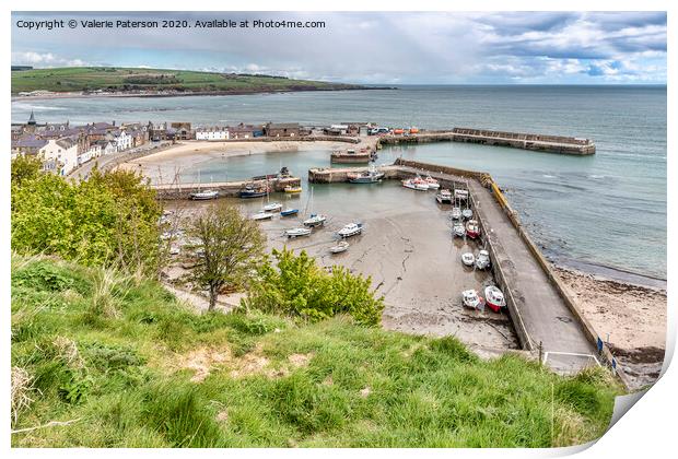 Stonehaven Harbour Print by Valerie Paterson