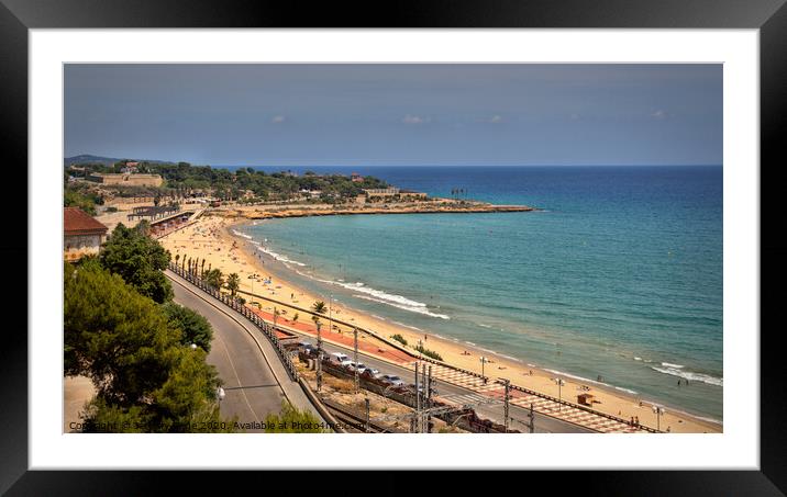 Tarragona view Framed Mounted Print by Jeremy Sage