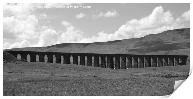 Ribblehead Viaduct  Print by Andrew Heaps