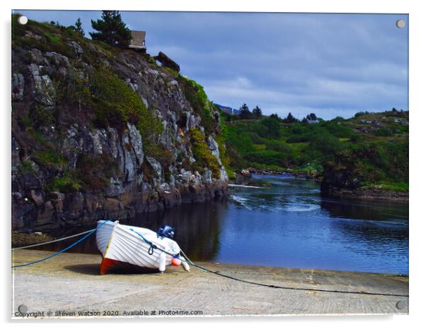 At Bunbeg Acrylic by Steven Watson