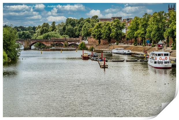 River Dee Chester  Print by Phil Longfoot