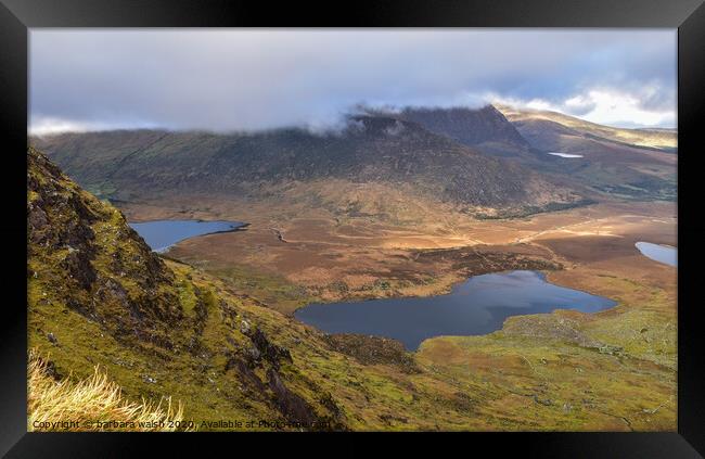 Conor Pass Framed Print by barbara walsh